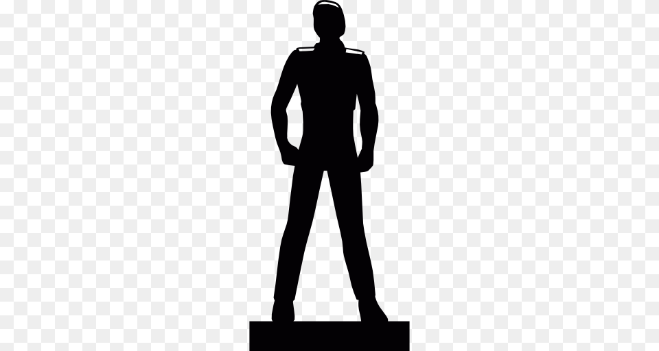 Michael Jackson Statue, Silhouette, Adult, Male, Man Png Image