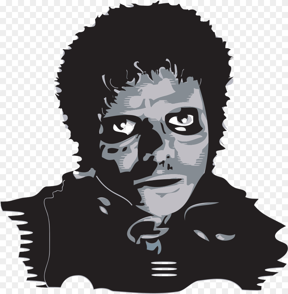 Michael Jackson Thriller Silhouette, Face, Head, Person, Photography Free Png