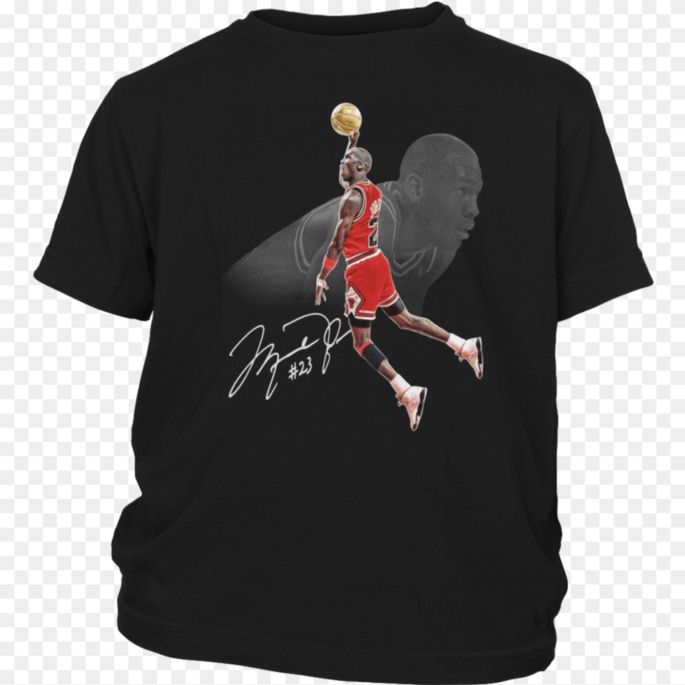 Michael Jordan 23 Signature Shirt Funny T Shirts Sayings, T-shirt, Clothing, Sphere, Person Free Transparent Png