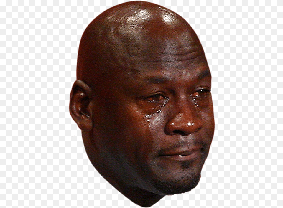 Michael Jordan Crying Face Michael Jordan Crying Eyes, Adult, Head, Male, Man Free Png