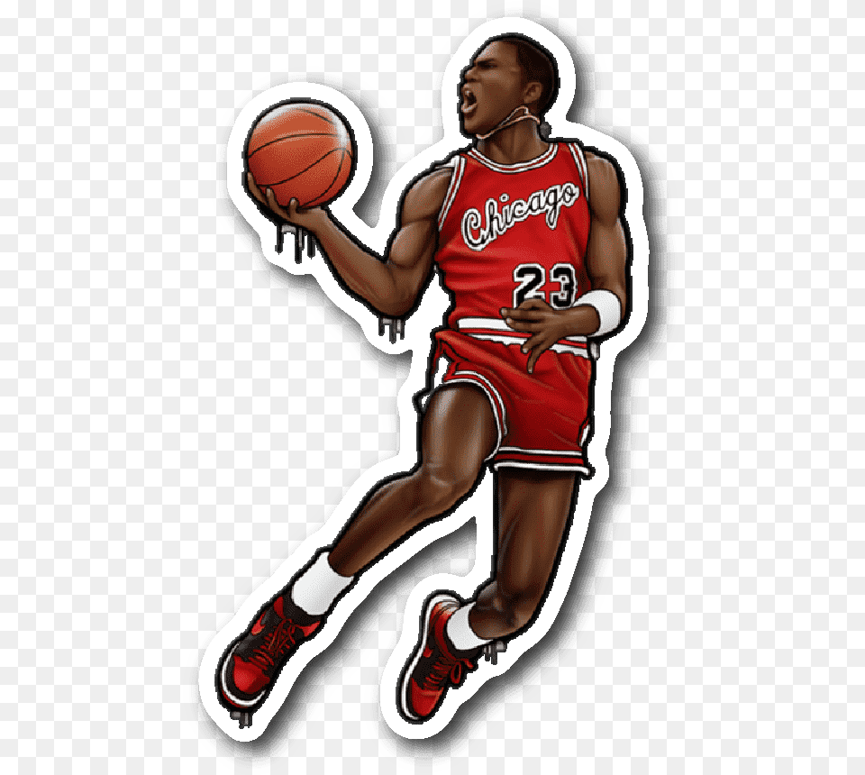 Michael Jordan Dunk, Ball, Person, Sport, Basketball (ball) Free Png Download