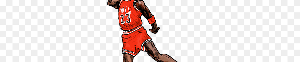 Michael Jordan Dunk Image, People, Person, Clothing, Shorts Free Png Download