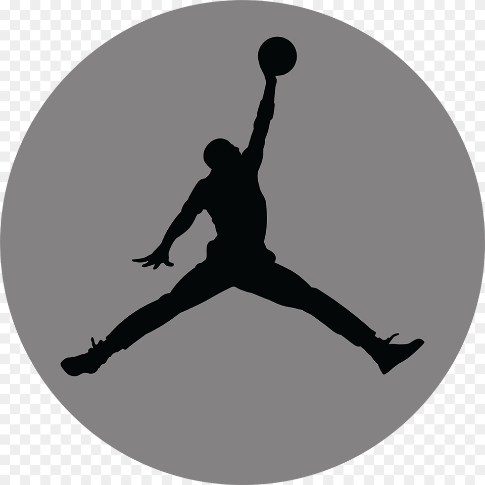Michael Jordan Logo Jordan Logo, Silhouette, Person, People, Ball Free Png Download