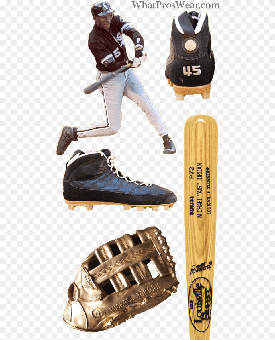 Michael Jordan Playing Baseball, Sport, Baseball Glove, Clothing, Person Png Image