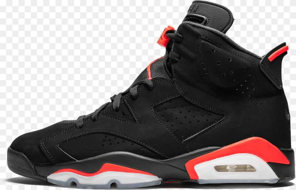Michael Jordan Signature Air Jordan 6 Infrared 2019 Gs, Clothing, Footwear, Shoe, Sneaker Free Png Download