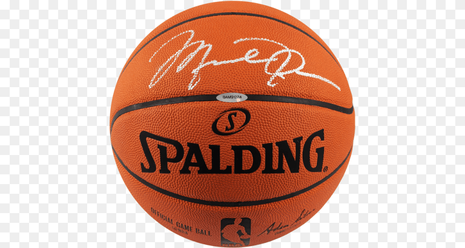 Michael Jordan Signed Spalding Nba Lebron James Autograph Basketball, Ball, Basketball (ball), Sport Free Png Download