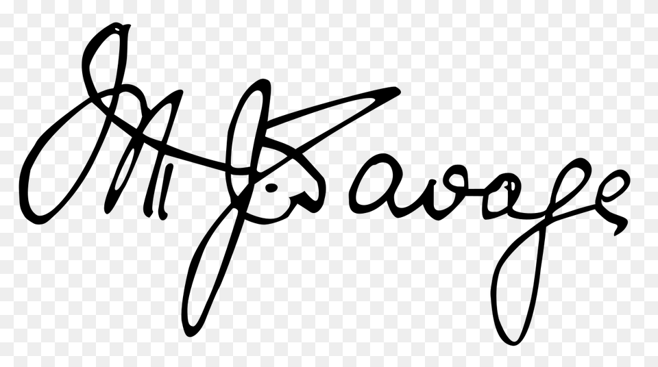 Michael Joseph Savage Signature, Gray Free Png