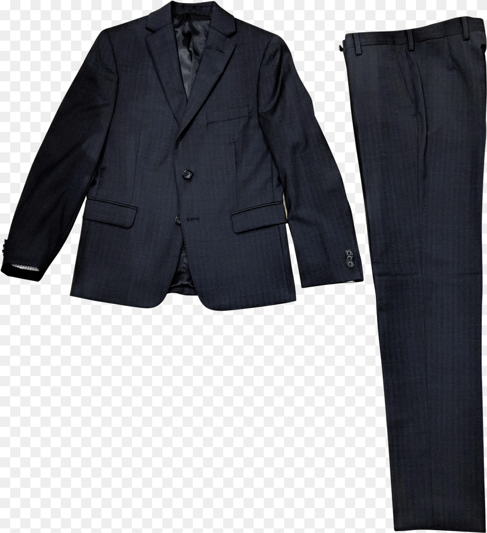 Michael Kors Boys Blackblue Tic Stripe Wool Suit Suit Formal Wear, Blazer, Clothing, Coat, Formal Wear Png