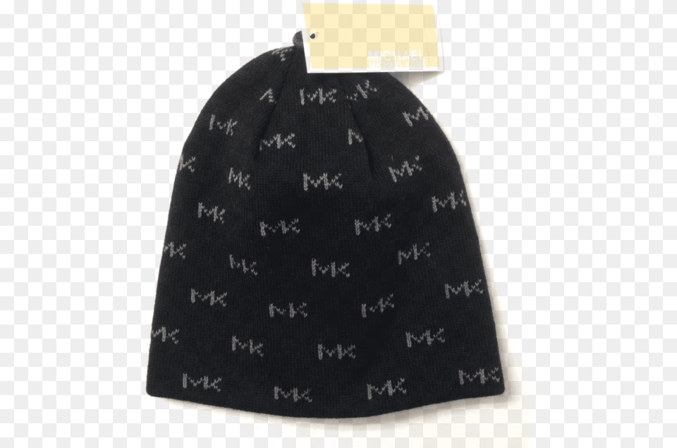 Michael Kors Mk Logo Blackgray Knit Beanie Men39s Hat Beanie, Clothing, Cap Free Transparent Png