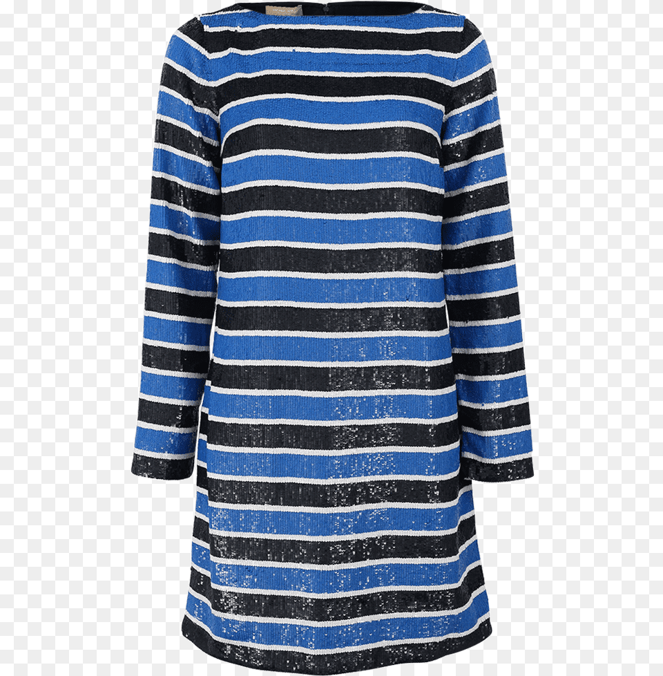 Michael Kors Stripe Sequin Dress Shirt, Clothing, Long Sleeve, Sleeve, T-shirt Png