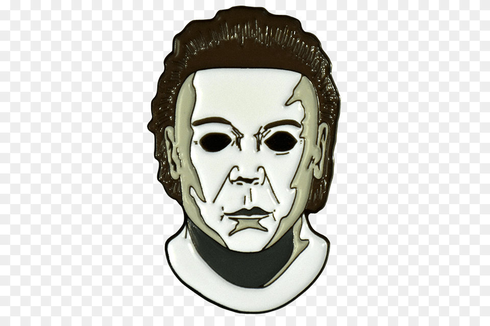 Michael Myers Halloween Resurrection Enamel Pin, Mask, Baby, Person Png Image