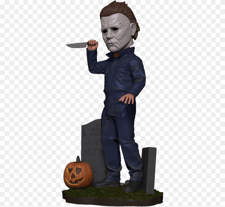 Michael Myers Head Knocker Halloween Headknocker Neca Mike Myers Halloween Head Knocker, Baby, Person, Face, Food Png Image