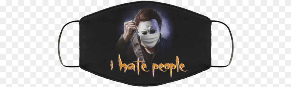 Michael Myers I Hate People Face Mask Michael Myers Face Mask, Accessories, Photography, Adult, Male Png