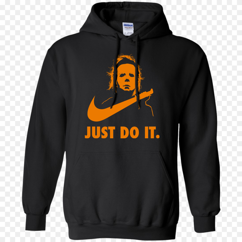 Michael Myers Just Do It Shirt Hoodie Tank, Clothing, Sweatshirt, Sweater, Knitwear Free Png