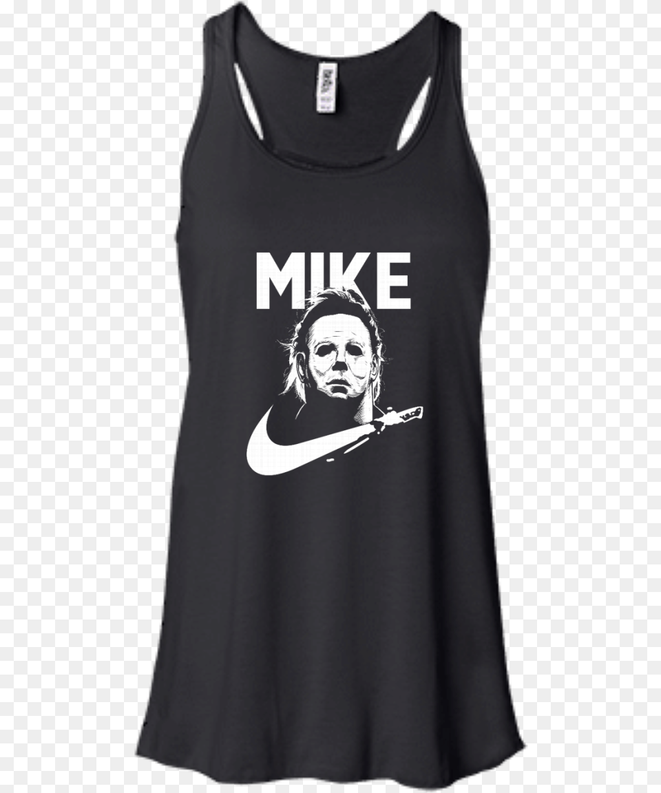 Michael Myers Mash Up Nike Shirt Hoodie Tank Shirt, Clothing, Tank Top, Adult, Face Png