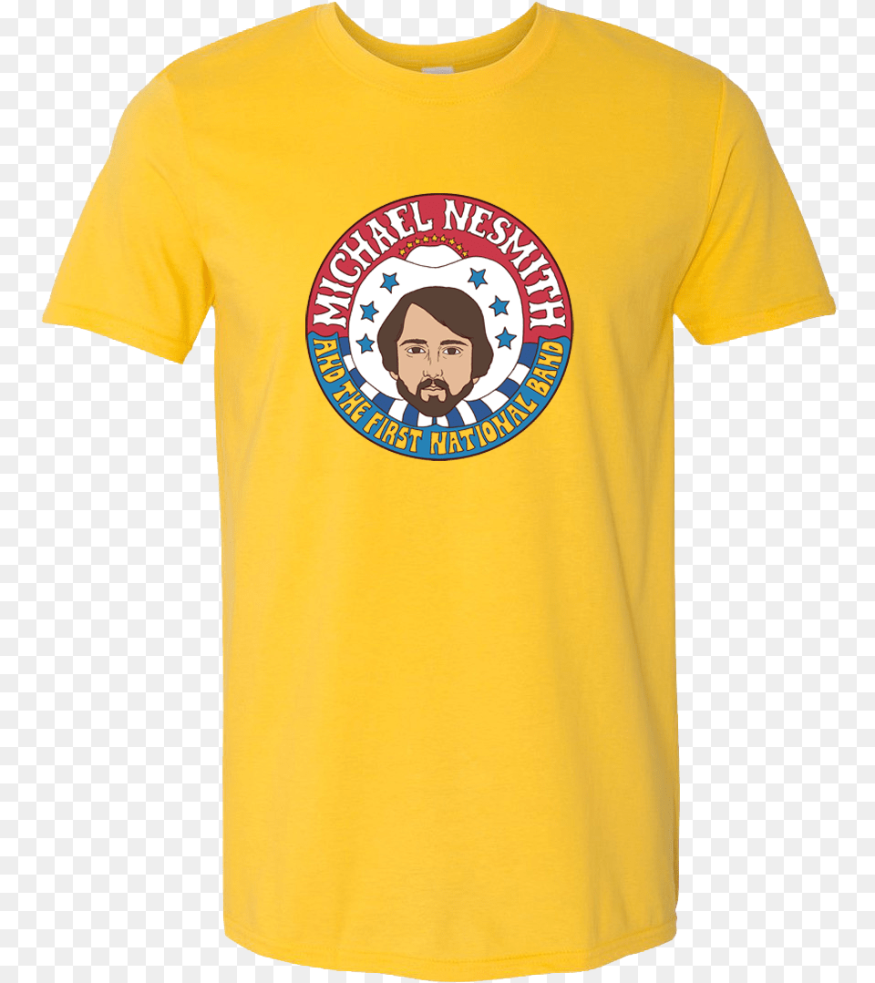 Michael Nesmith First National Band T Shirt Monkey, Clothing, T-shirt, Baby, Person Png Image