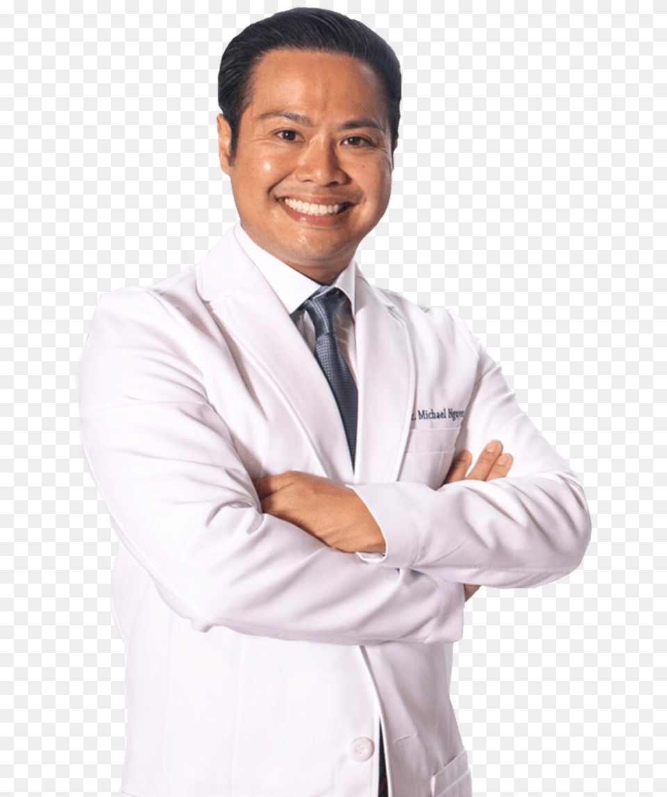 Michael Nguyen Intro Businessperson, Clothing, Coat, Shirt, Lab Coat Free Png Download