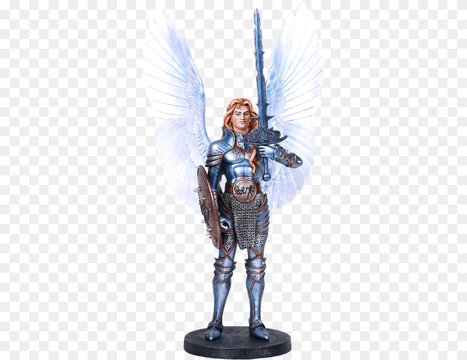 Michael Warrior Angel Statue, Adult, Female, Person, Woman Free Png