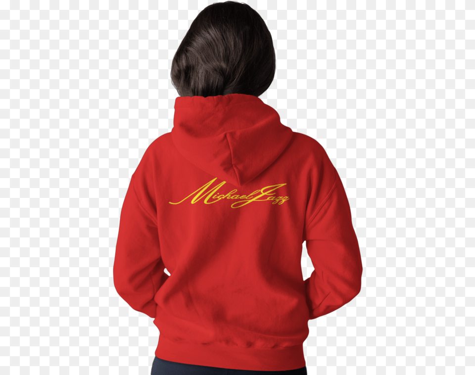 Michaeljazz Classic Signature Womens Zip Up Hoodies Hoodie, Clothing, Hood, Knitwear, Sweater Free Png Download