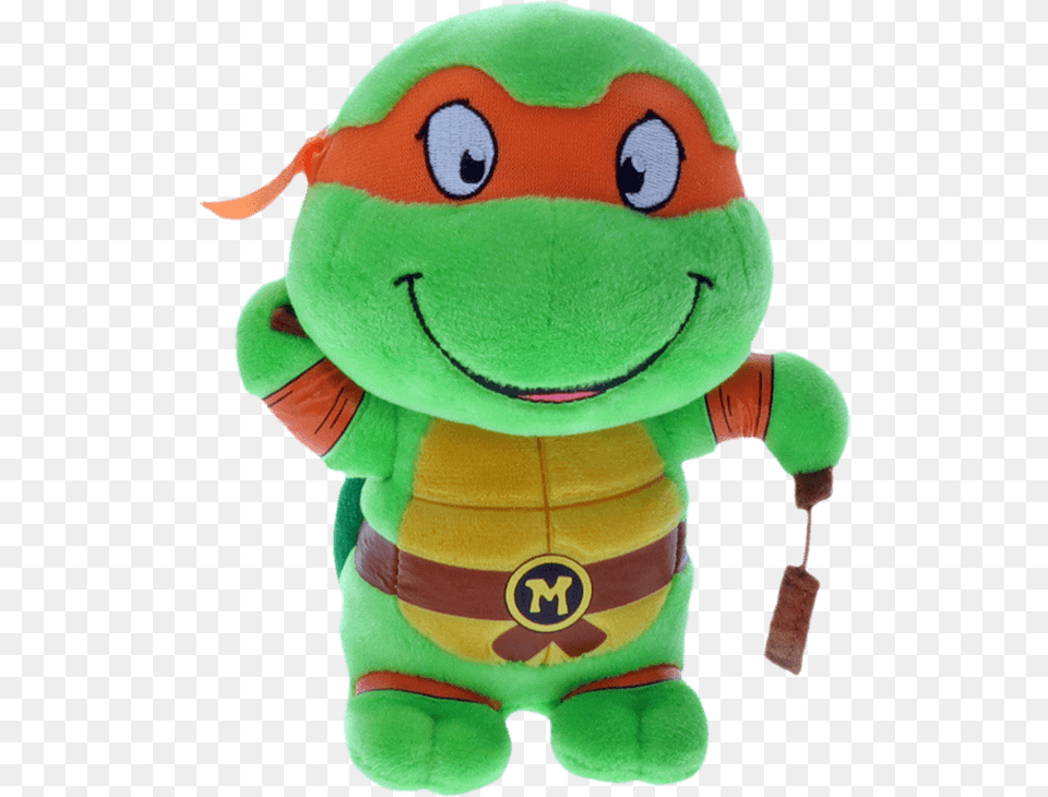 Michelangelo Orange Mask Medium From Teenage Mutant Ninja Turtles Periwinkle From Blues Clues, Plush, Toy Free Png