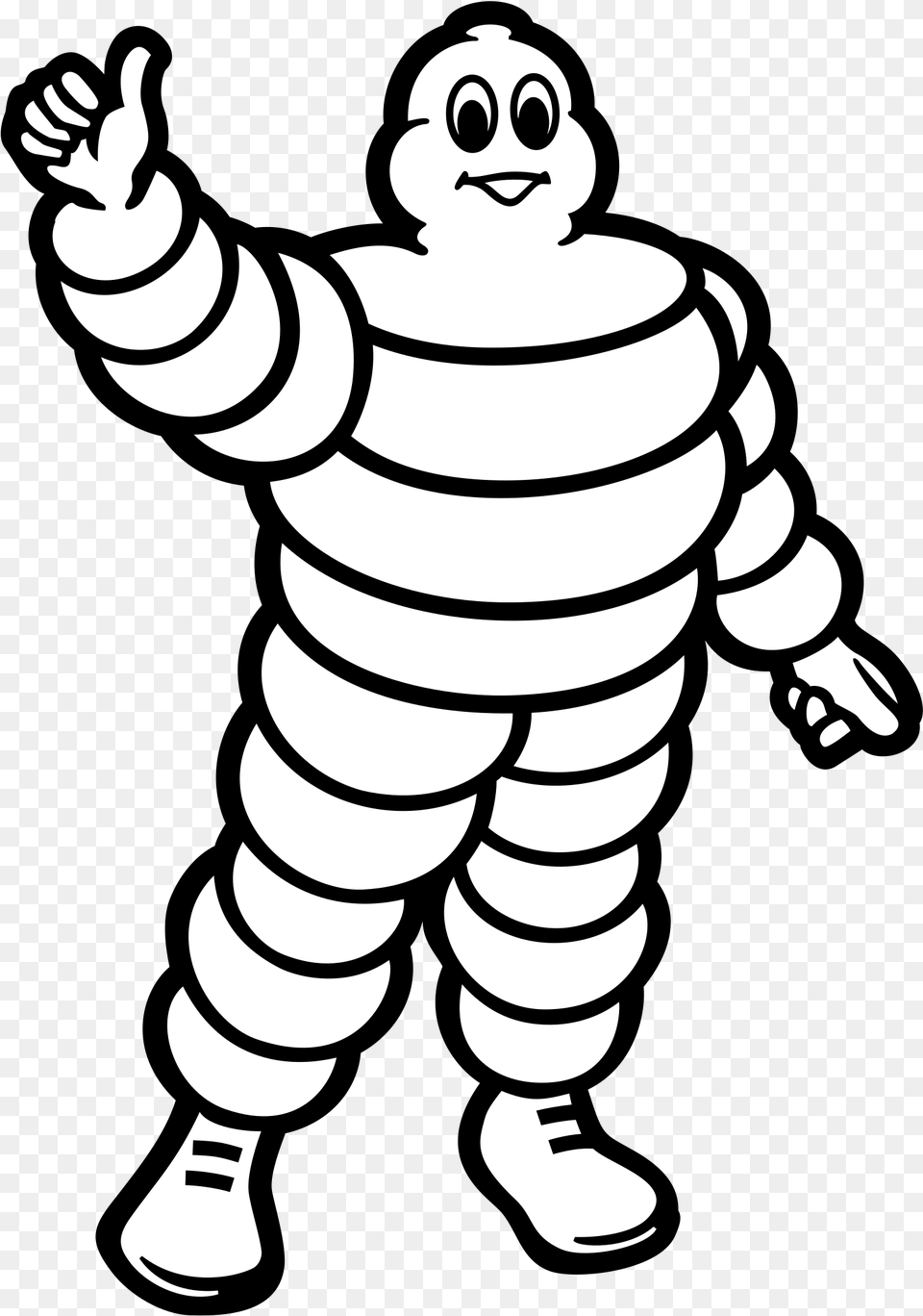 Michelin Man, Stencil, Baby, Person, Face Free Transparent Png