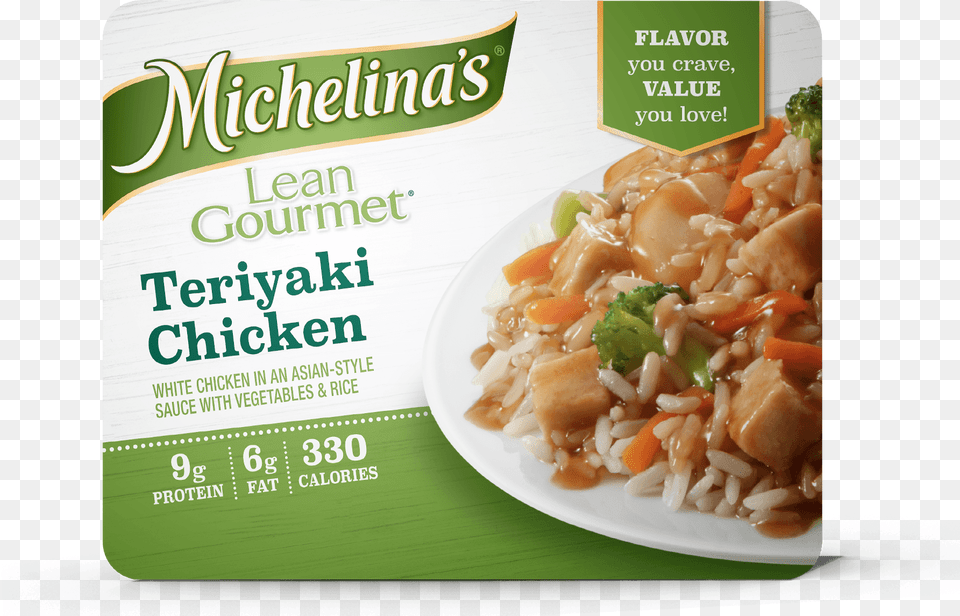 Michelinas Lean Gourmet Chicken Alfredo Florentine, Food, Lunch, Meal, Advertisement Png Image