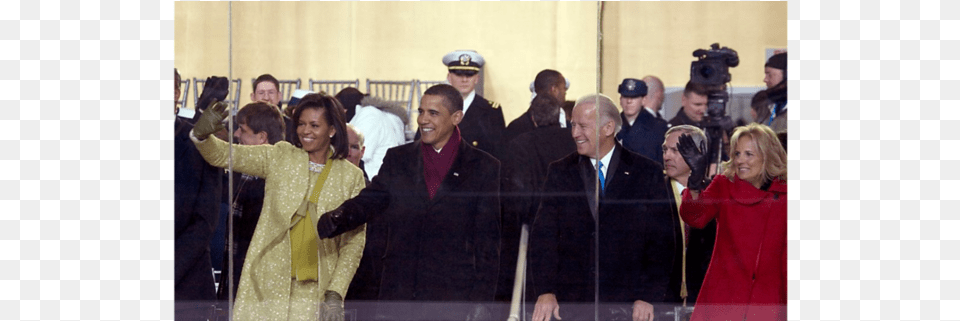 Michelle And Barack Obama Join Joe And Jill Biden Wave, Glove, Clothing, Man, Male Png