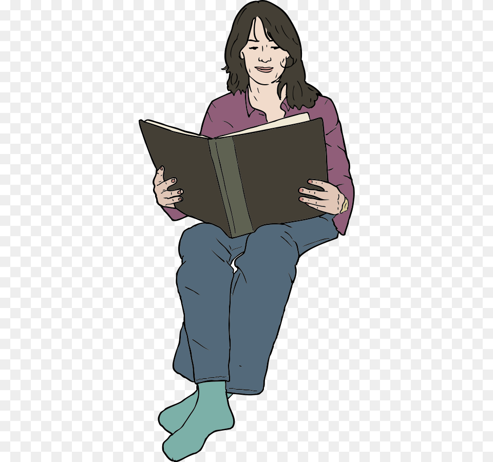Michelle Kempner Reading Svg Clip Arts Clipart Woman Reading, Book, Publication, Person, Adult Png