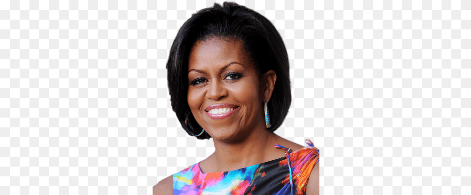 Michelle Obama Smiling Michelle Obama Fake Eye, Accessories, Smile, Portrait, Photography Free Png