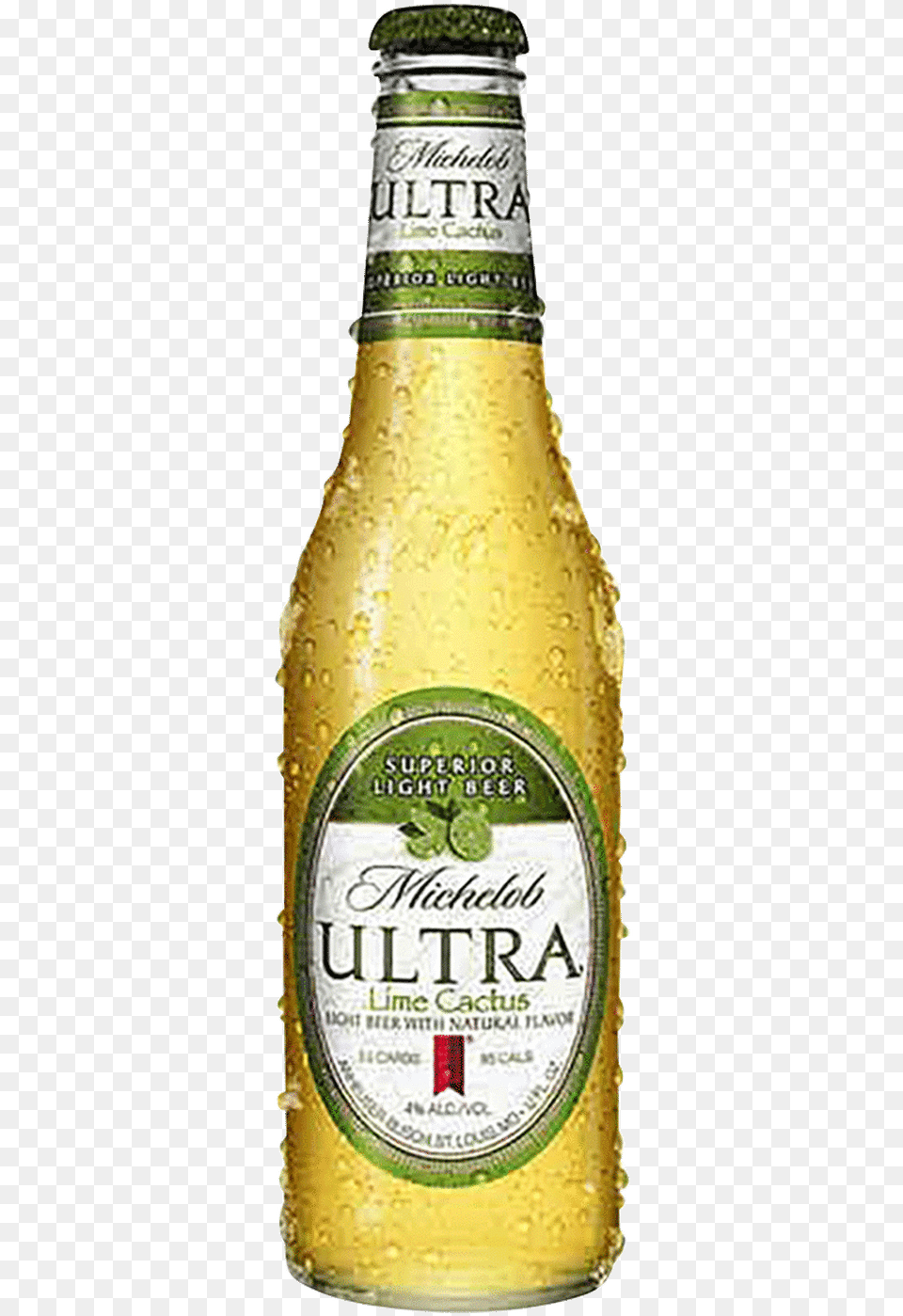 Michelob Lime Cactus Carbs, Alcohol, Beer, Beverage, Bottle Png Image