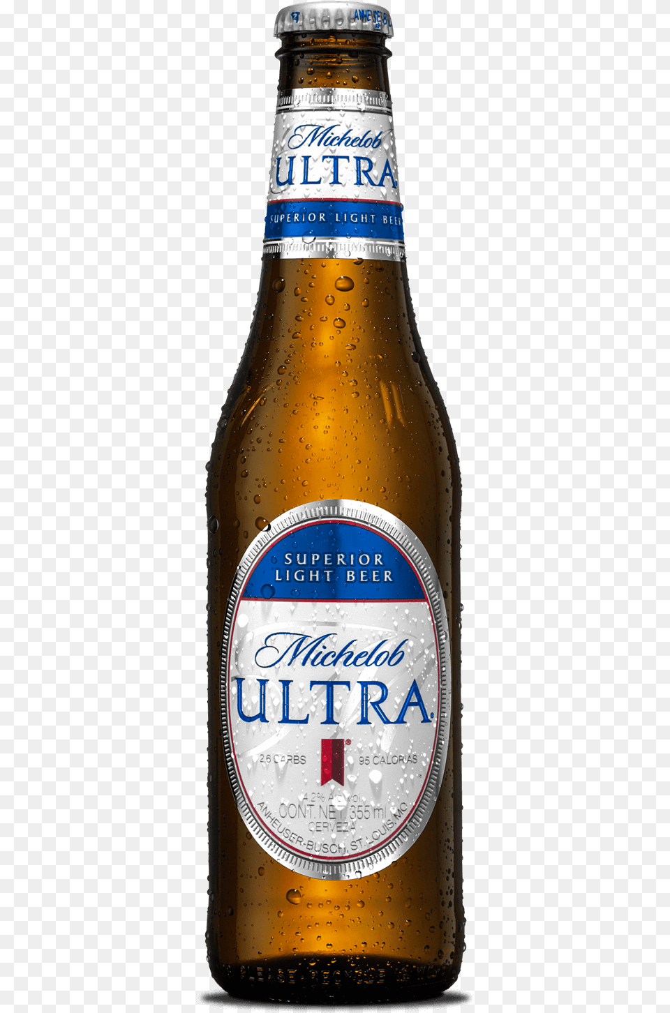 Michelob Ultra, Alcohol, Beer, Beer Bottle, Beverage Free Transparent Png