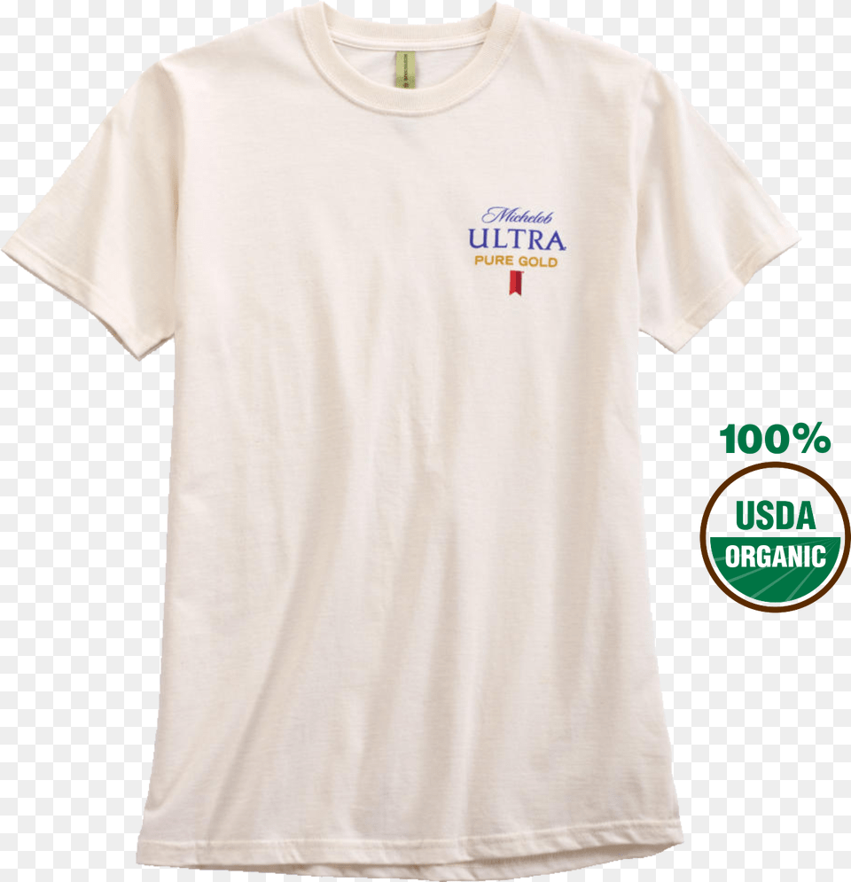 Michelob Ultra Gold Organic T Shirt, Clothing, T-shirt Png