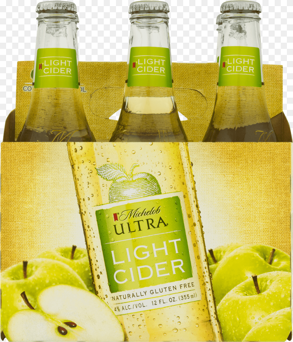 Michelob Ultra Light Cider 6 Pack 12 Fl Oz Com Michelob Ultra Light Cider 6 Pack 12 Fl Oz Bottles, Alcohol, Beer, Beverage, Bottle Free Png Download