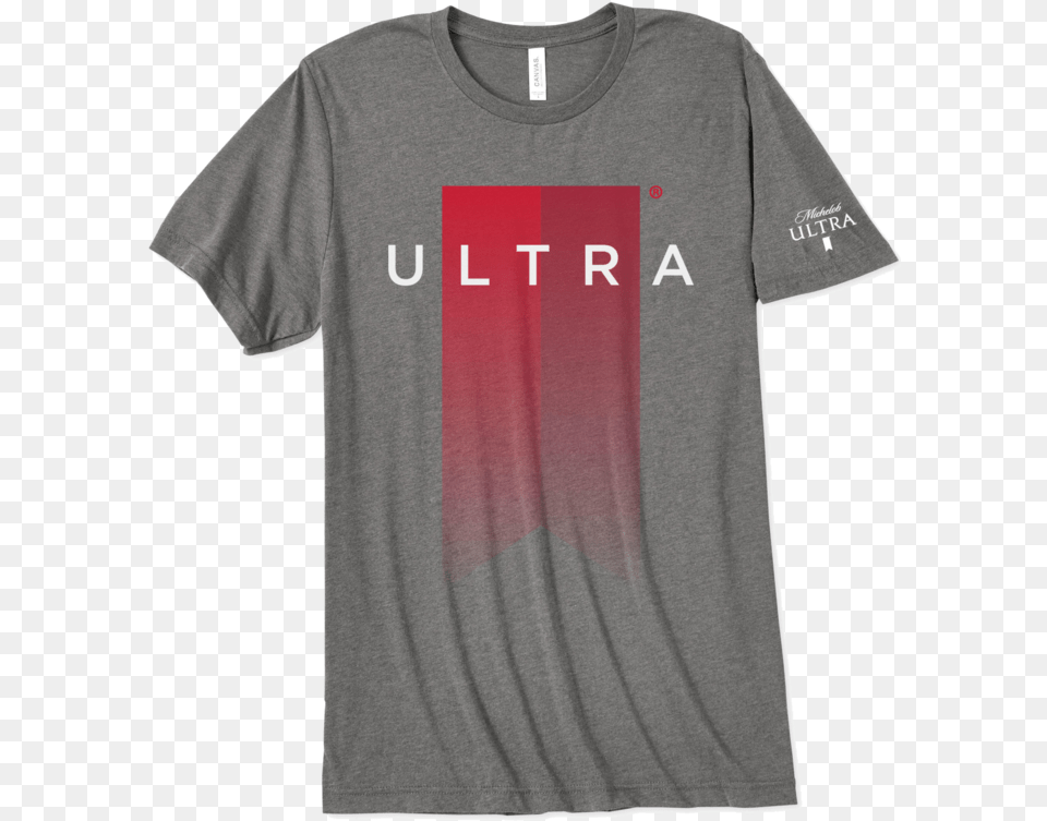 Michelob Ultra Ribbon Grey T Shirt Number, Clothing, T-shirt Free Png