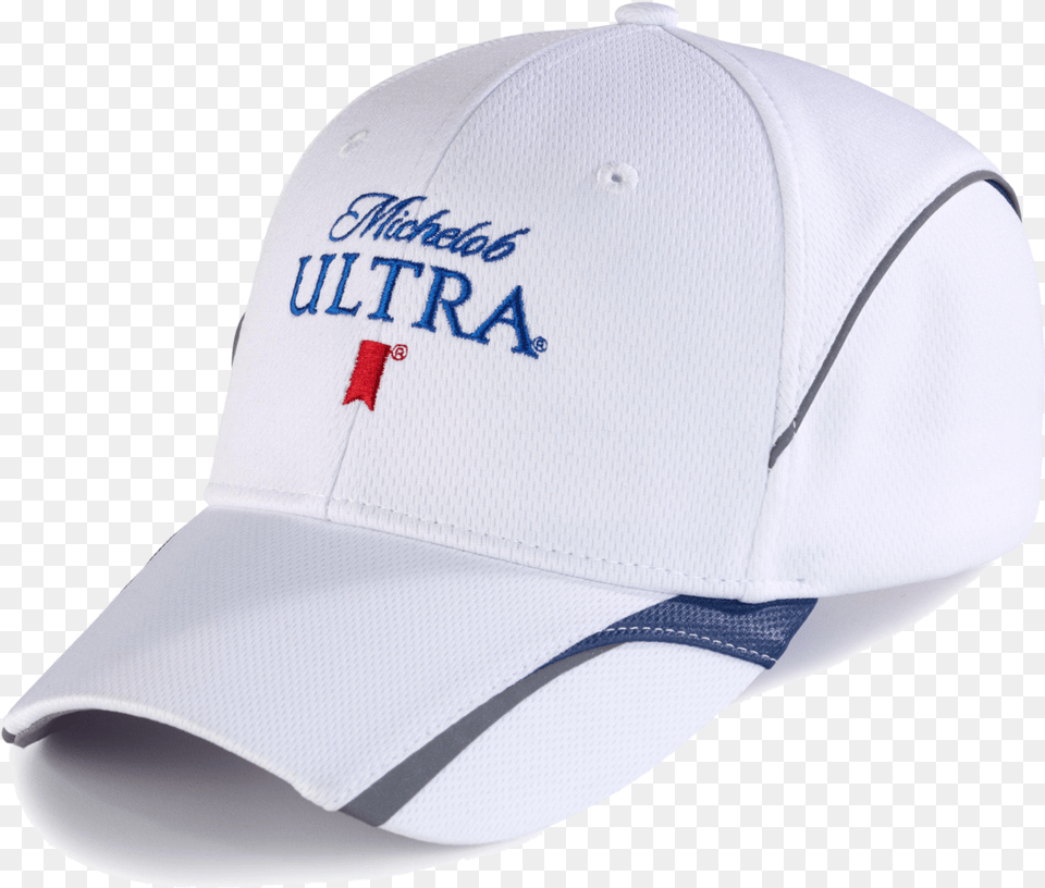 Michelob Ultra White Navy Cap Baseball Cap, Baseball Cap, Clothing, Hat, Helmet Free Png Download