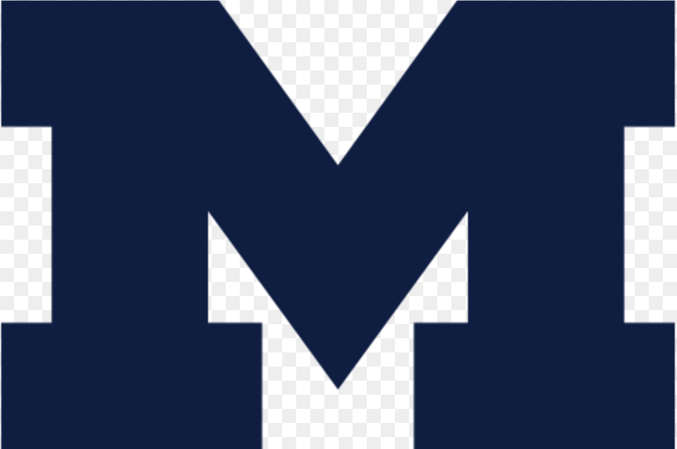 Michigan Blue Block M Download Michigan Block M Blue, Logo, Symbol Png Image