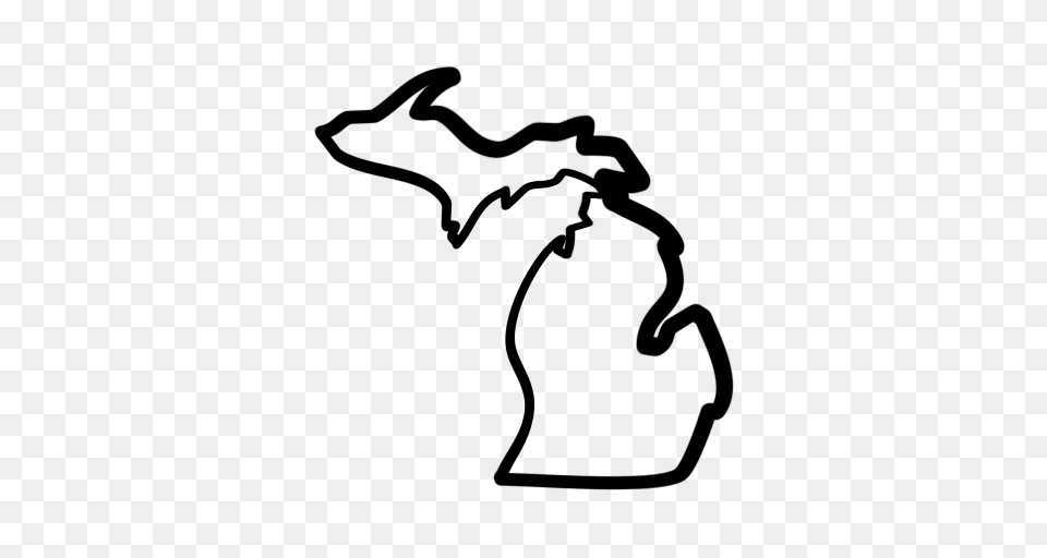 Michigan Clipart, Stencil, Electronics, Hardware, Cross Png Image