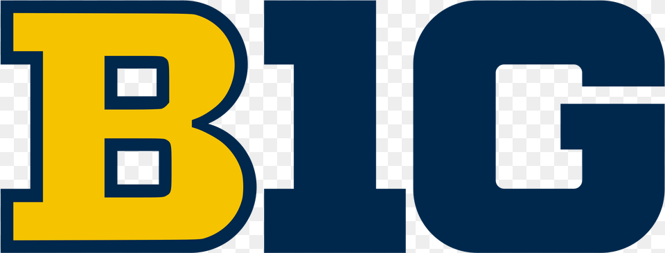 Michigan Clipart Svg Big Ten Football Championship 2018, Number, Symbol, Text, First Aid Free Png