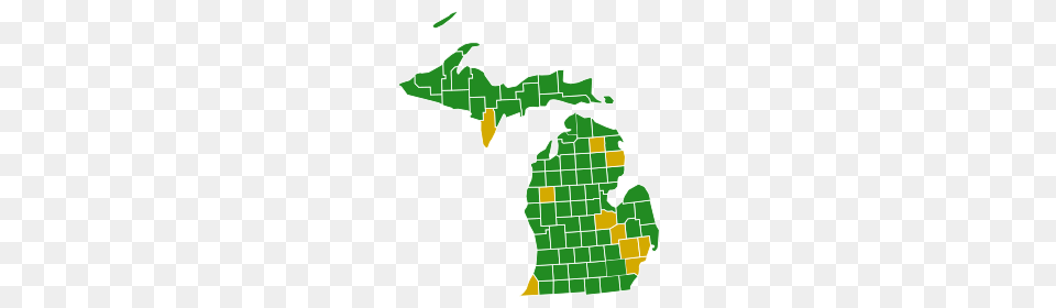 Michigan Democratic Primary, Green, Chart, Plot, Map Free Png Download