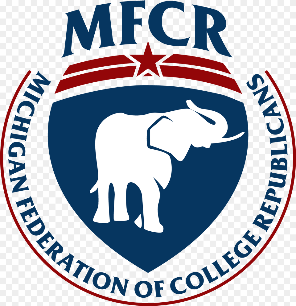 Michigan Federation Of College Republicans, Emblem, Logo, Symbol, Animal Free Png Download