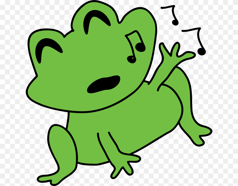 Michigan J Frog Cartoon Tree Frog Music, Animal, Bear, Mammal, Wildlife Png