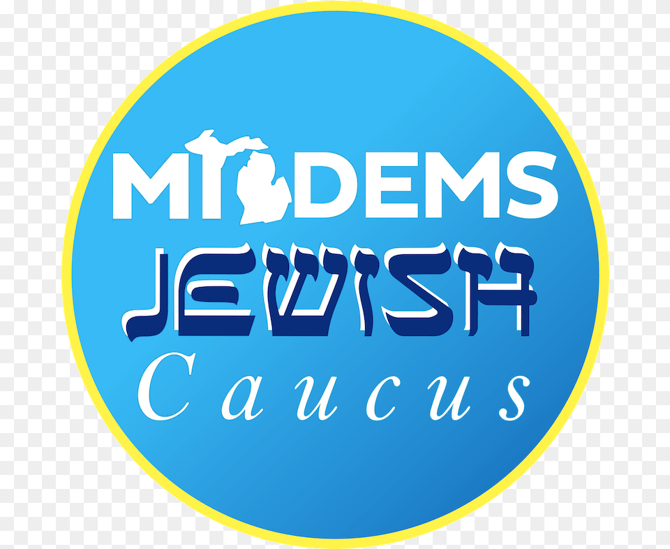 Michigan Jewish Democrats Endorse Joe Biden For President Circle, Logo, Disk, Text Free Png Download