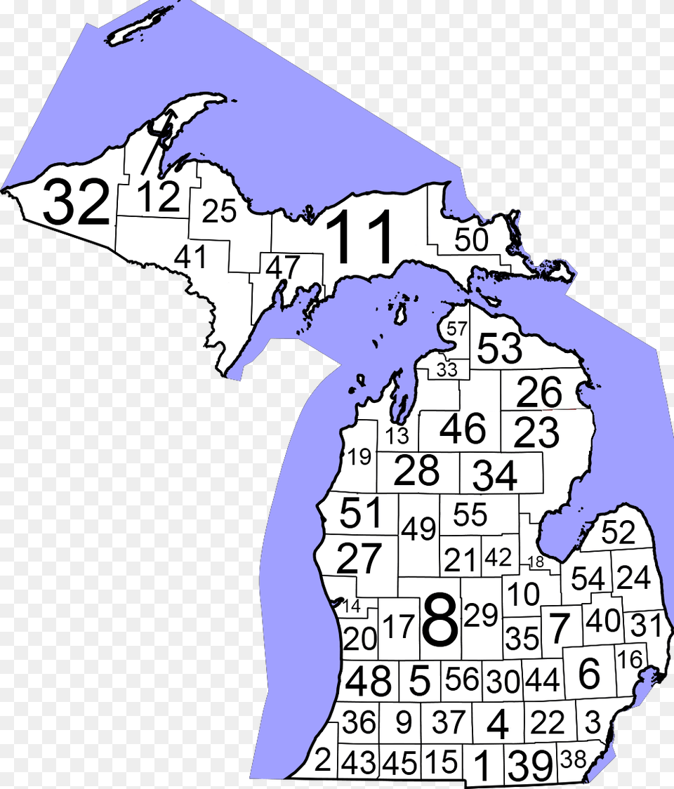 Michigan Judicial Circuit Map, Chart, Plot, Person Png