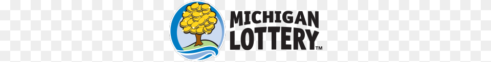 Michigan Lottery Logo, Plant, Tree, Sticker, Cream Free Transparent Png