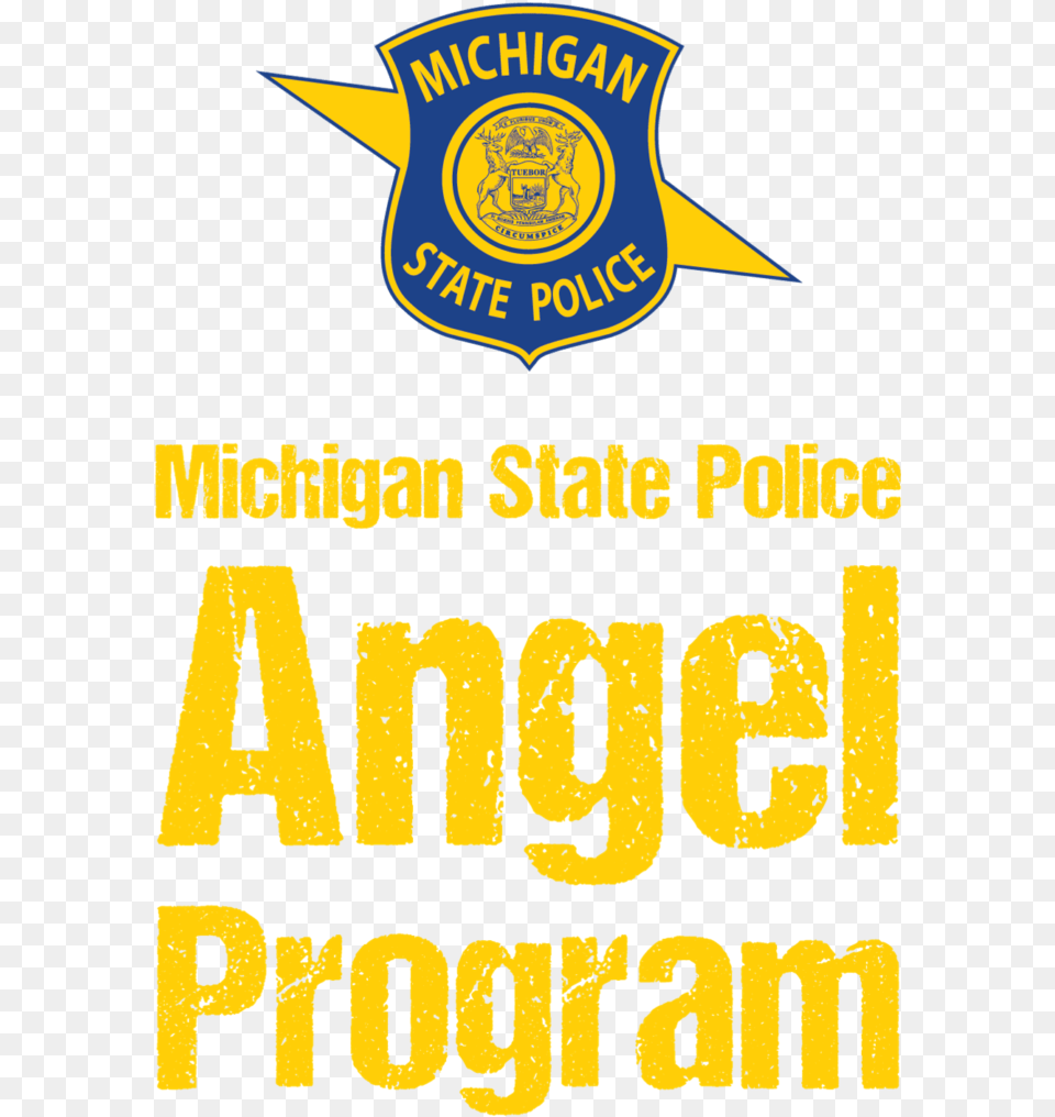 Michigan State Police Expand Angel Program To All 30 Michigan State Police, Badge, Logo, Symbol, Face Free Transparent Png