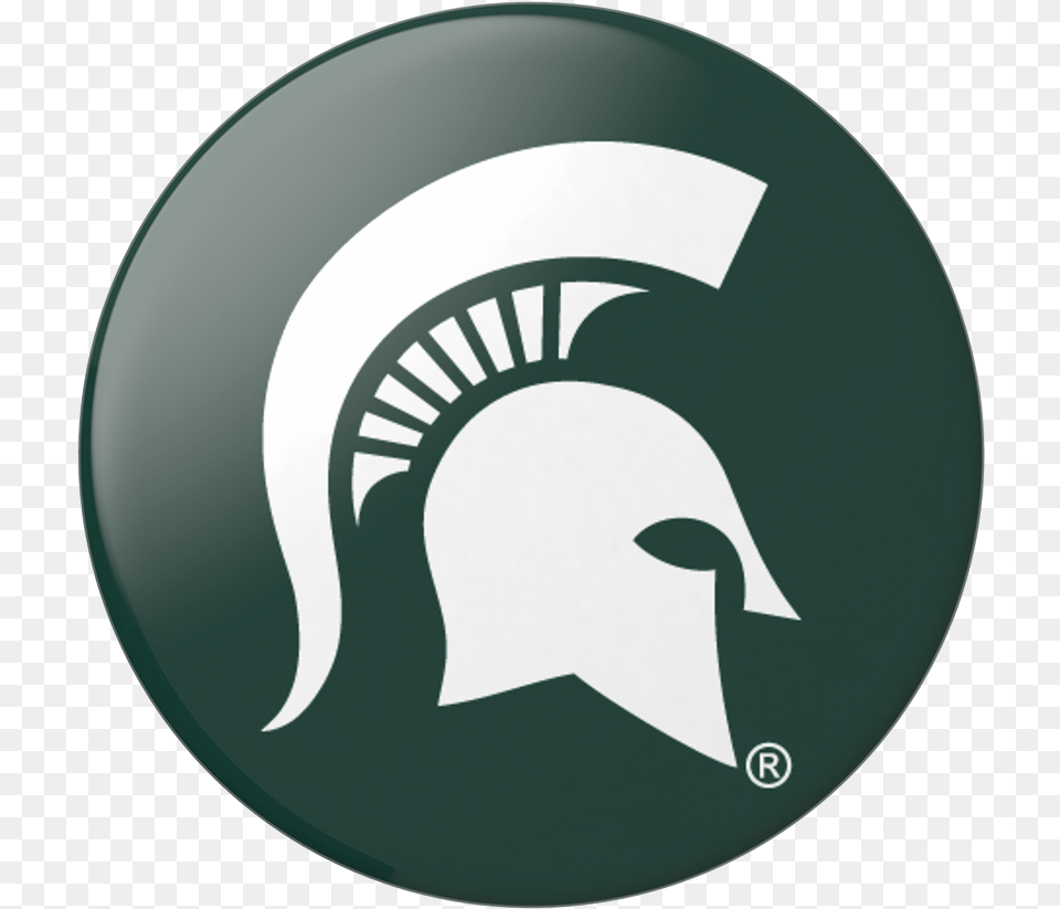 Michigan State Spartan Logo, Plate, Emblem, Symbol, Badge Free Png Download