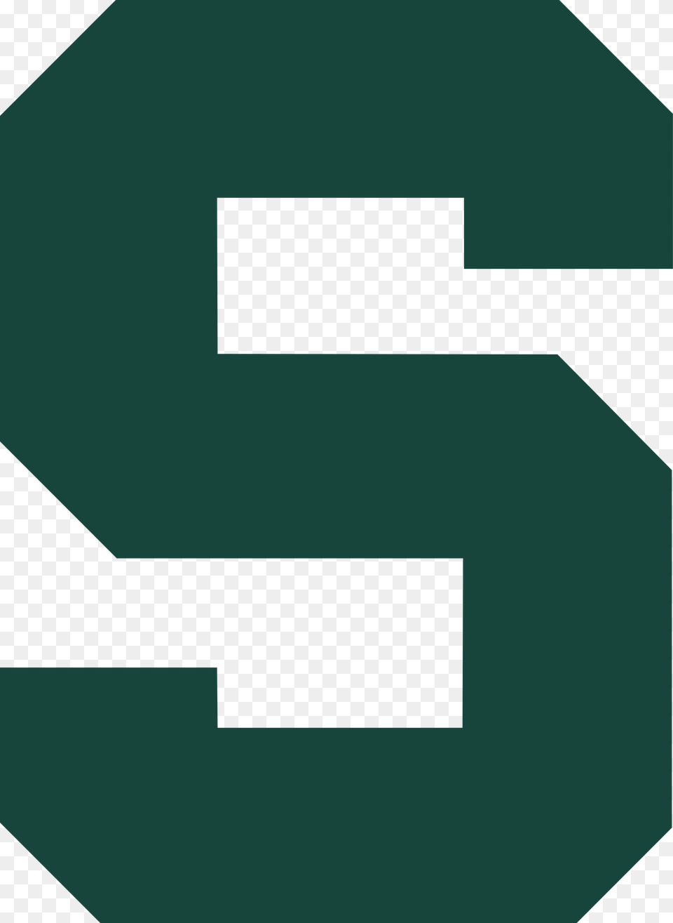 Michigan State Spartans Alternate Logo, Sign, Symbol, Road Sign Free Png Download