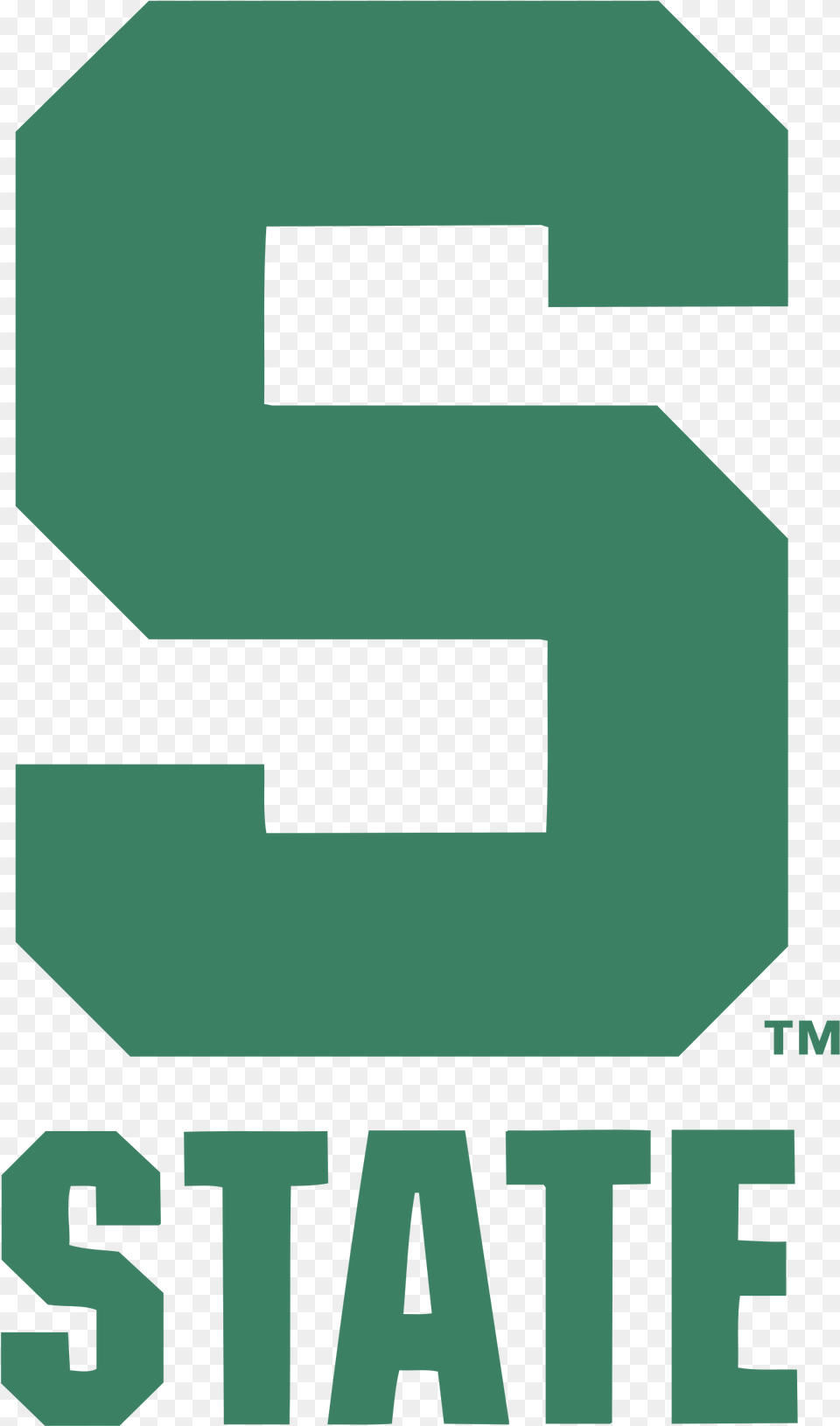 Michigan State Spartans Logo Transparent Michigan State Spartans S, Symbol, Green, Text, Number Free Png