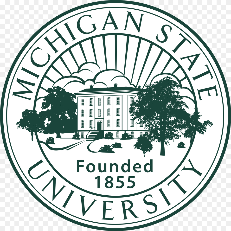Michigan State University Crest, Logo, Disk, Architecture, Building Free Transparent Png