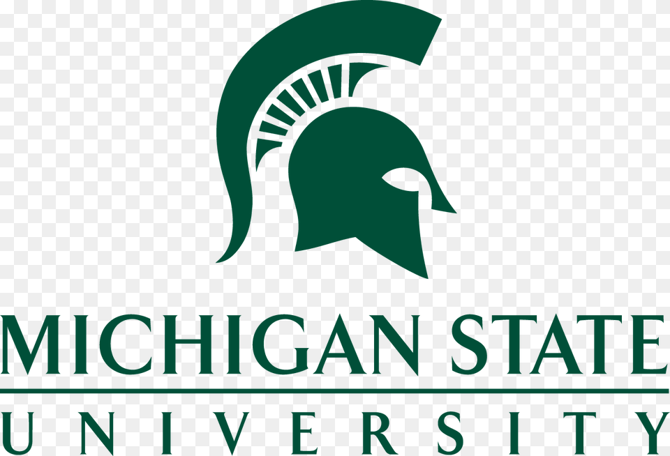 Michigan State University Logo Stacked Michigan State Spartans, Animal, Mammal Free Png